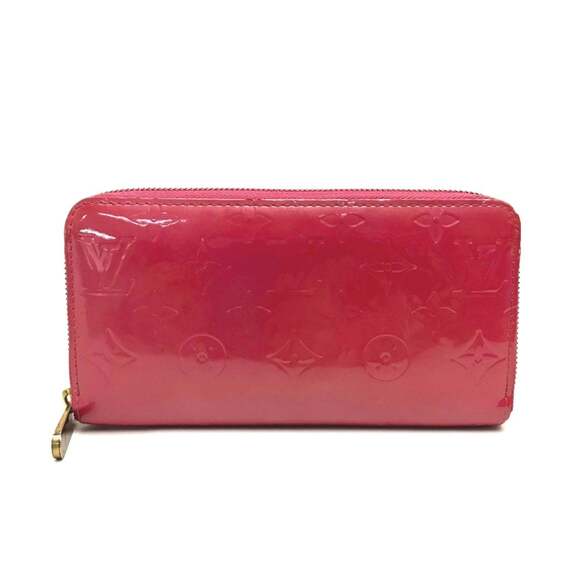 LOUIS VUITTON M9147F Monogram Vernis Zippy Wallet Patent Leather Women's R...